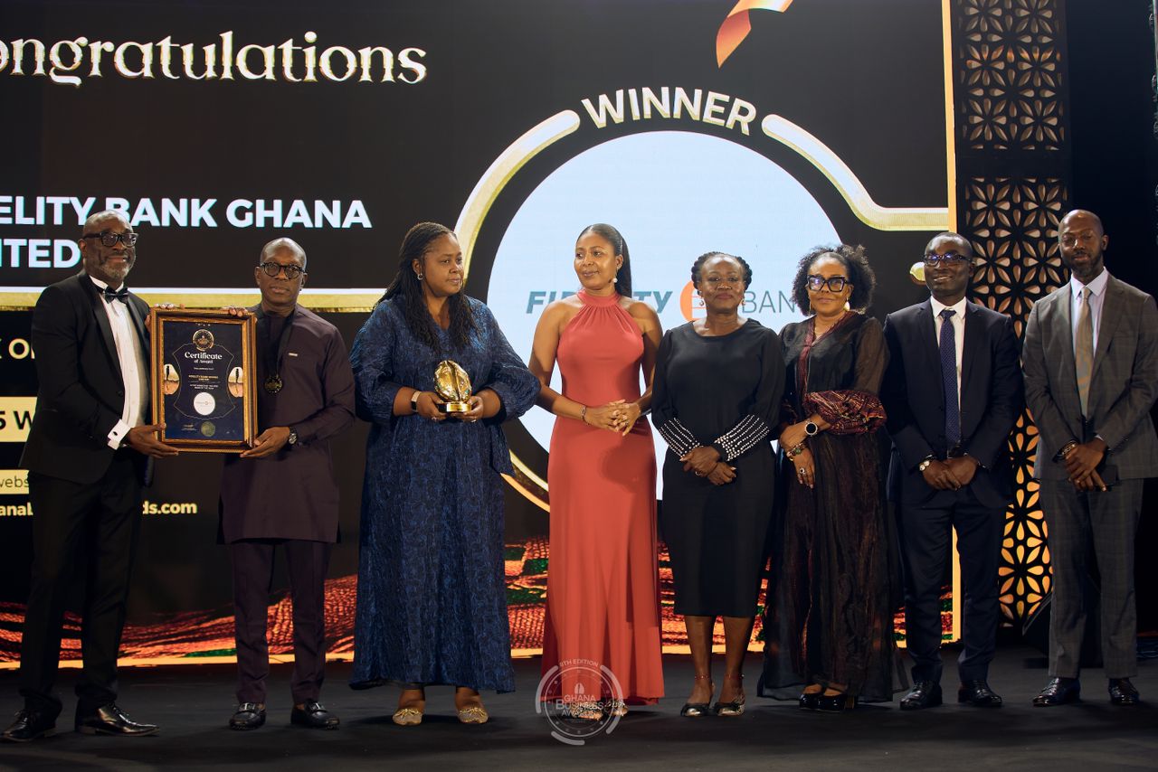Fidelity Bank named Bank of the Year at 8th Ghana Business Awards