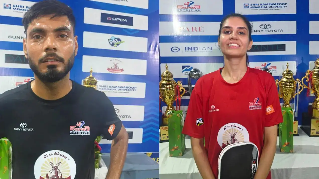 Prateek-Anindita vs Ankush-Sana Mixed Doubles Final: Prateek-Anindita Emerge Champions at Lucknow Masters