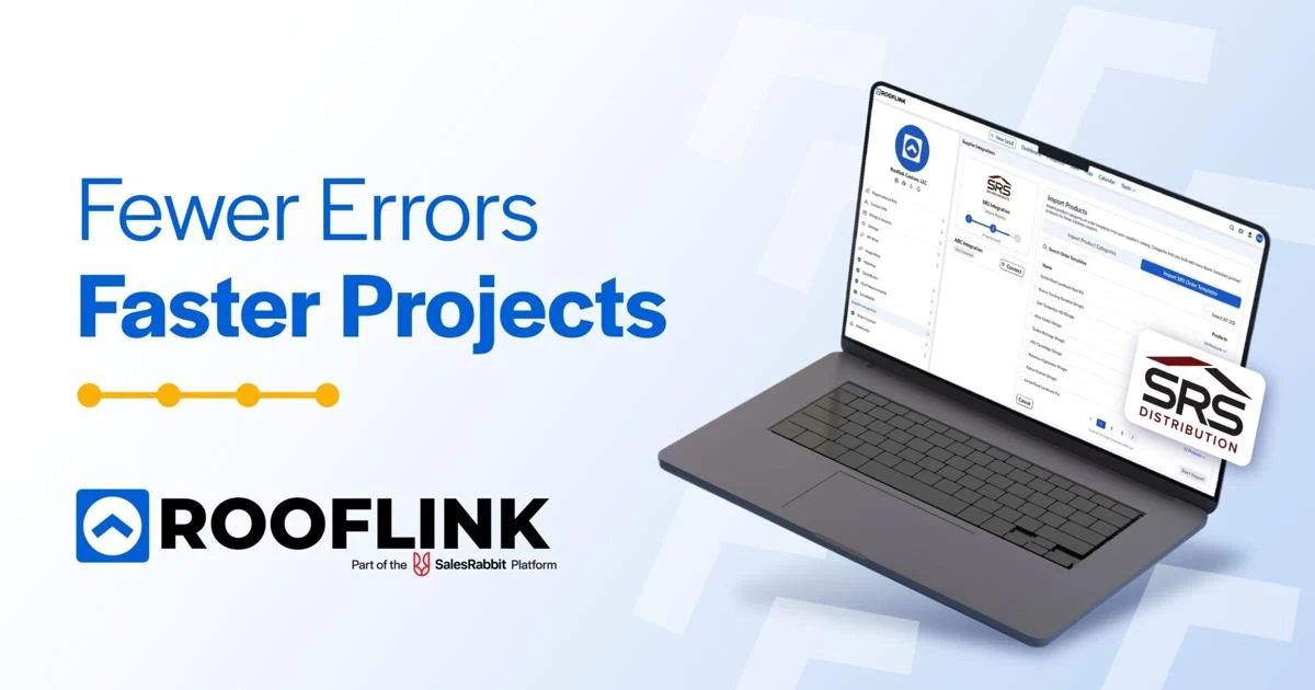 RoofLink Unveils SRS Integration to Streamline Contractor Ordering