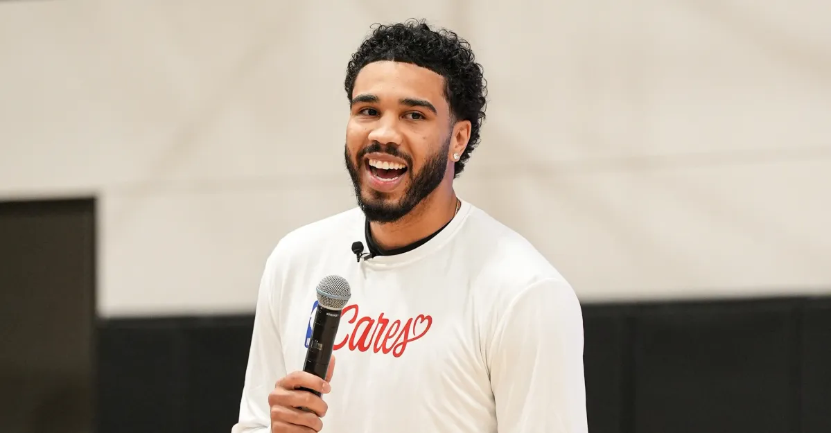 Jayson Tatum on Achilles recovery journey, traveling with the Celtics, community work,