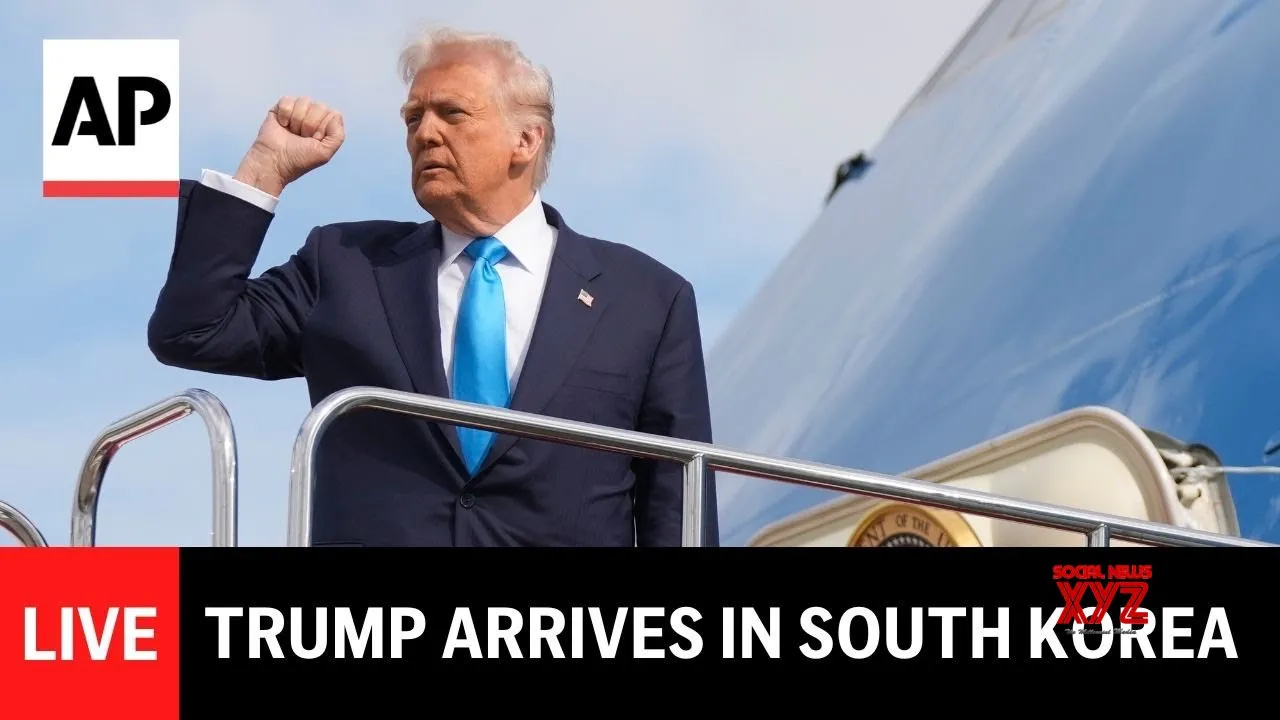 LIVE: Trump arrives in South Korea (Video)