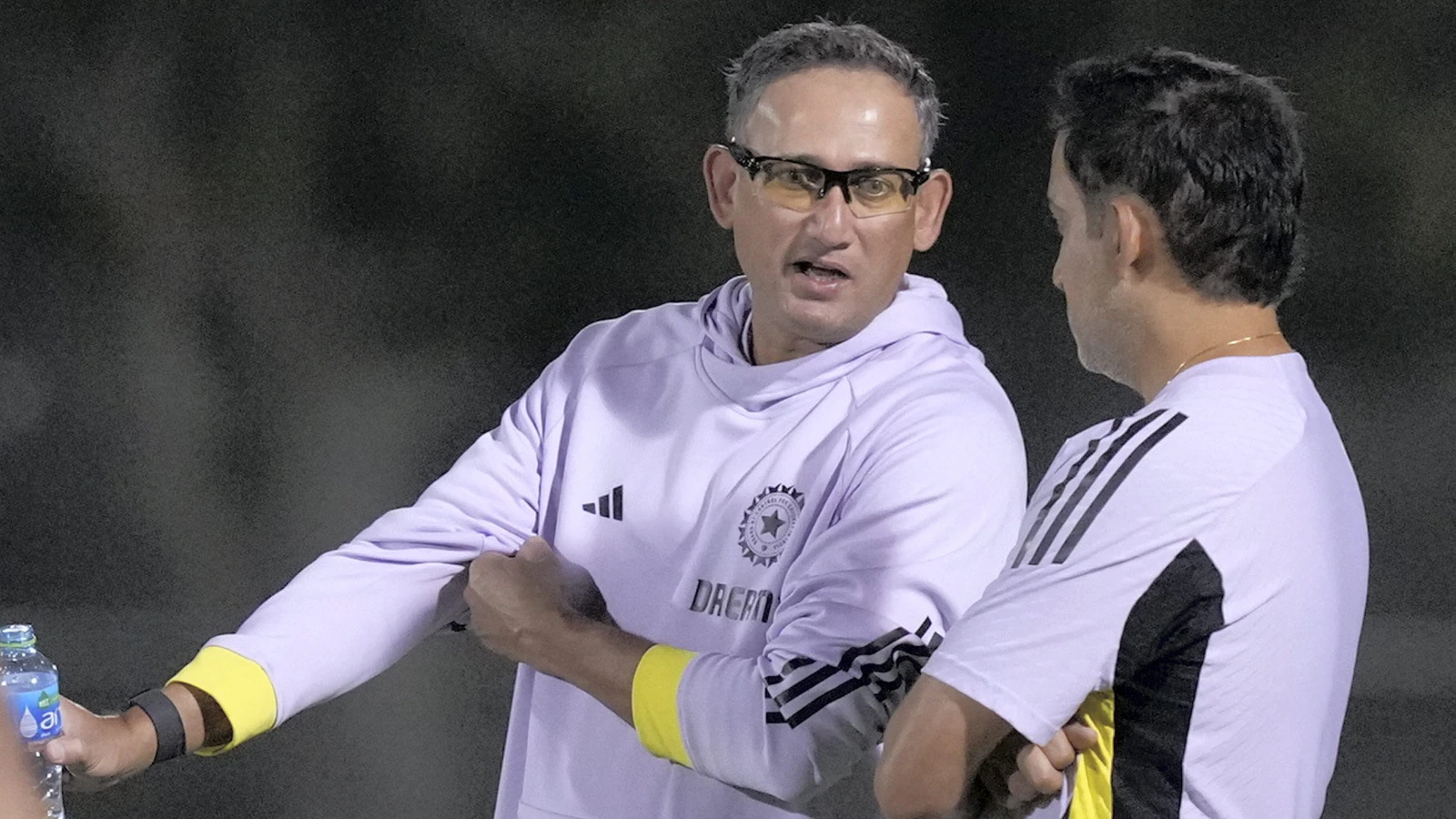 Gautam Gambhir And Ajit Agarkar Spotted Having A Serious Talk On Sidelines Of India's Training Session