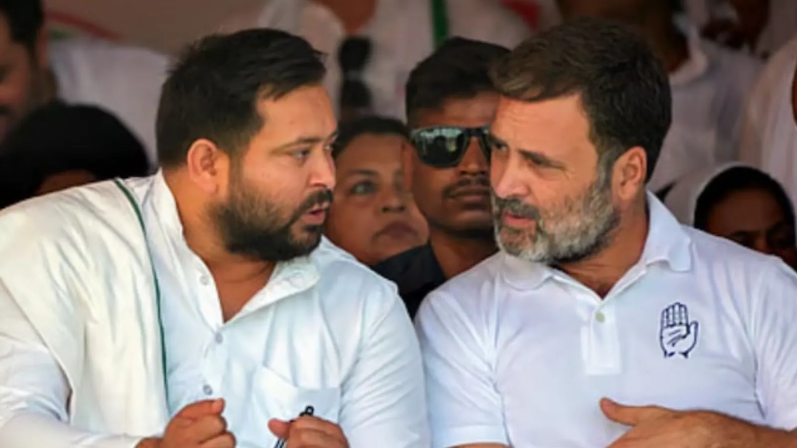 ‘Massive Tussle’: BJP Claims Rahul Snubbed By Tejashwi As Mahagathbandhan Unveils Manifesto
