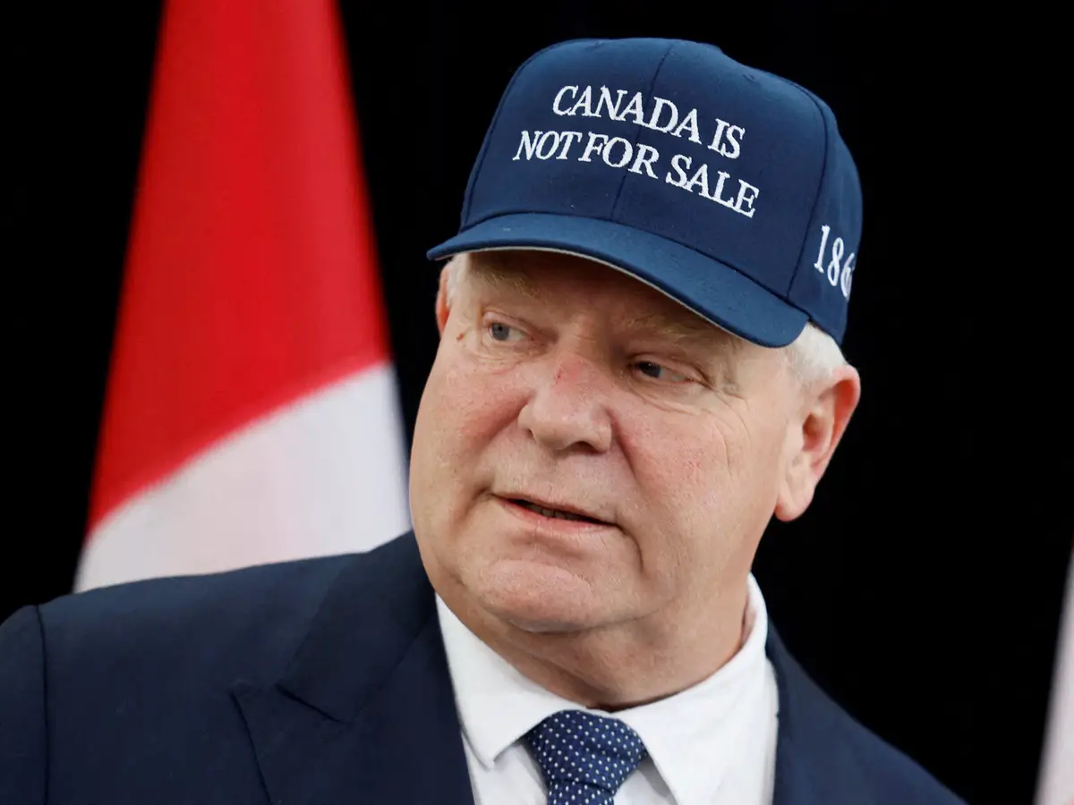 Hours after Trump said he'd slap more tariffs on Canada, Ontario's Reagan ad airs again during the World Series