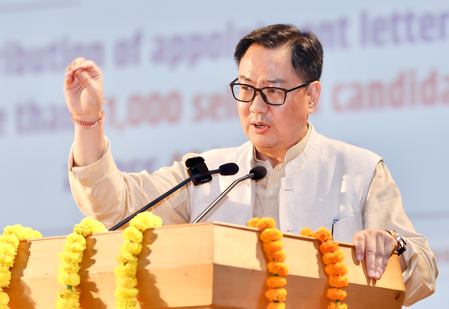 Congress-RJD do not respect Constitution: Kiren Rijiju on ex-CBI officer’s fodder scam revelations (IANS Interview)