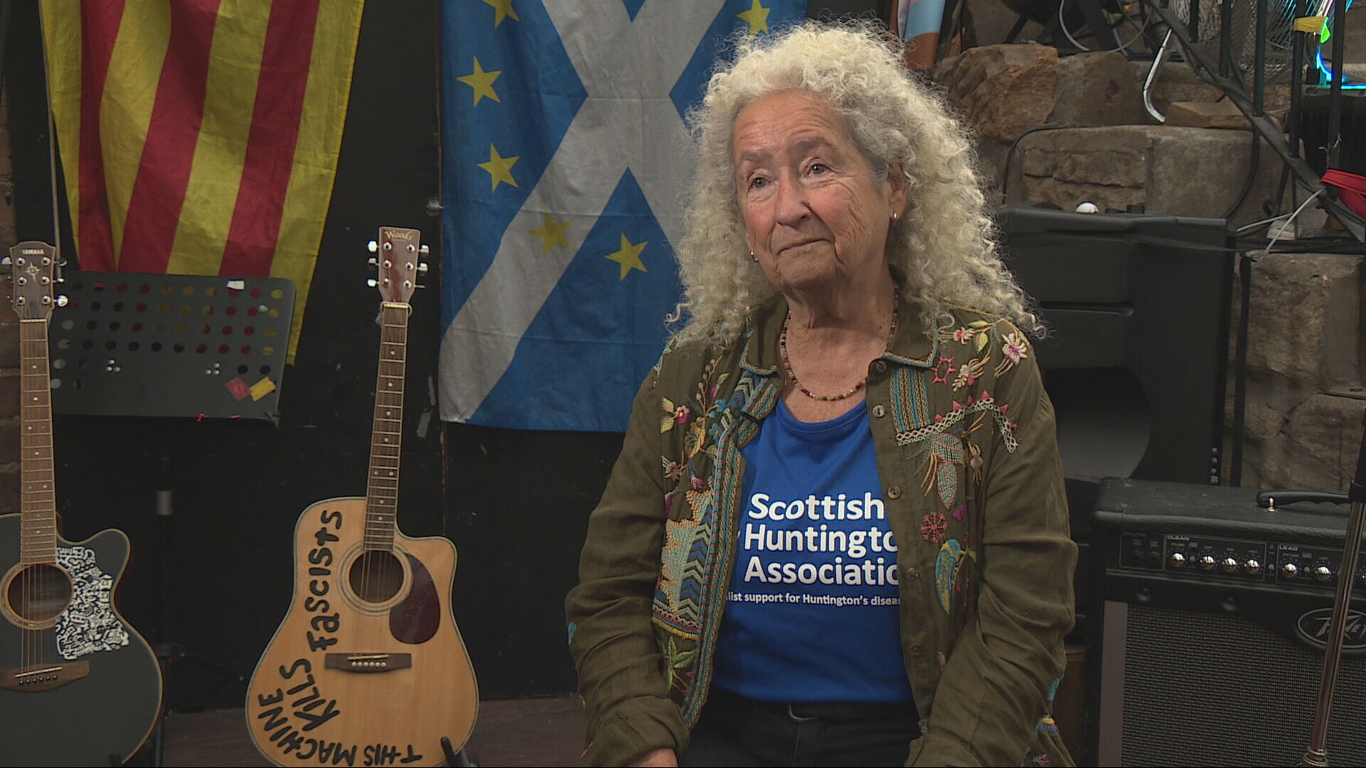 American folk singer Woody Guthrie’s daughter visits Scotland to highlight Huntington’s disease