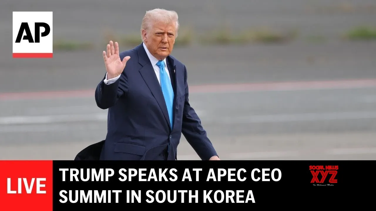 LIVE: Trump speaks at APEC CEO summit in South Korea (Video)