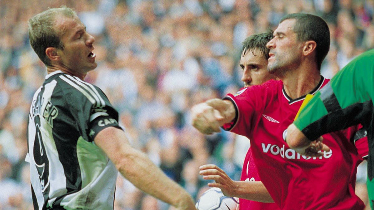 Roy Keane's fiercest moments immortalised: How an Irish amateur artist is capturing the Manchester United legend's red cards on canvas