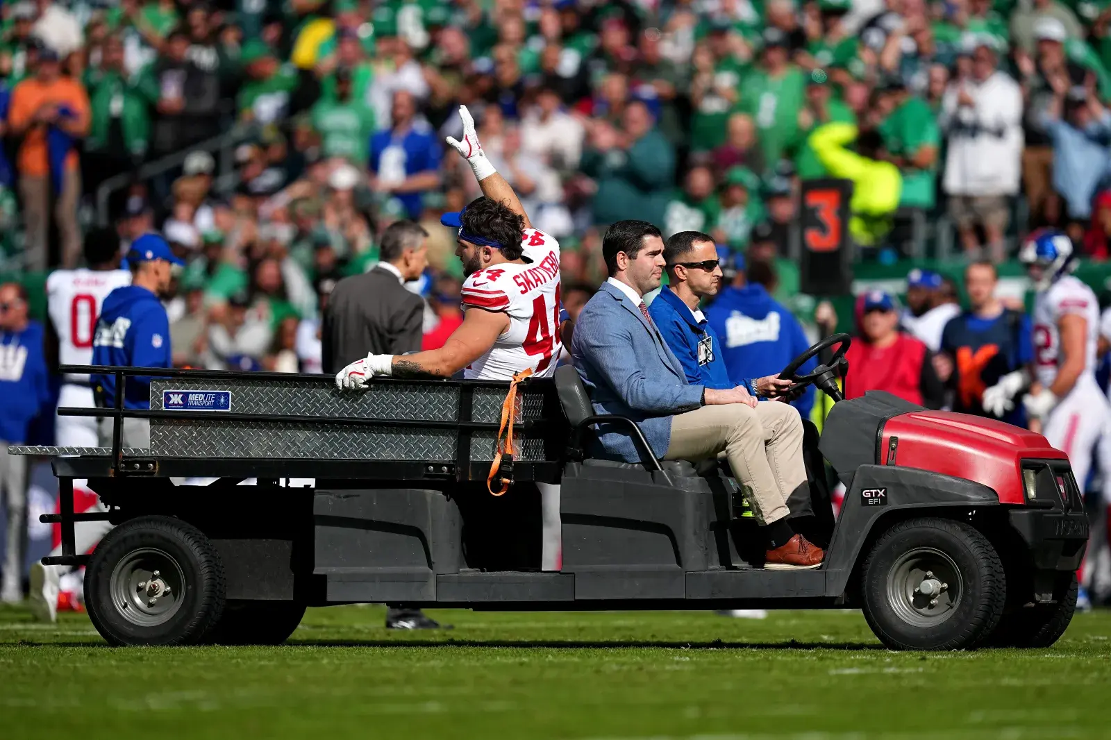 Giants&#039; Cam Skattebo Suffers Gruesome Injury vs Eagles