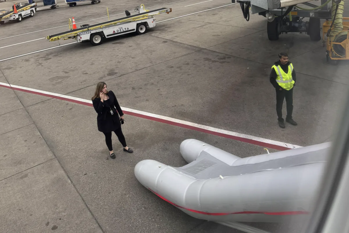 Delta flight attendant pops emergency slide before takeoff in $100,000 accident