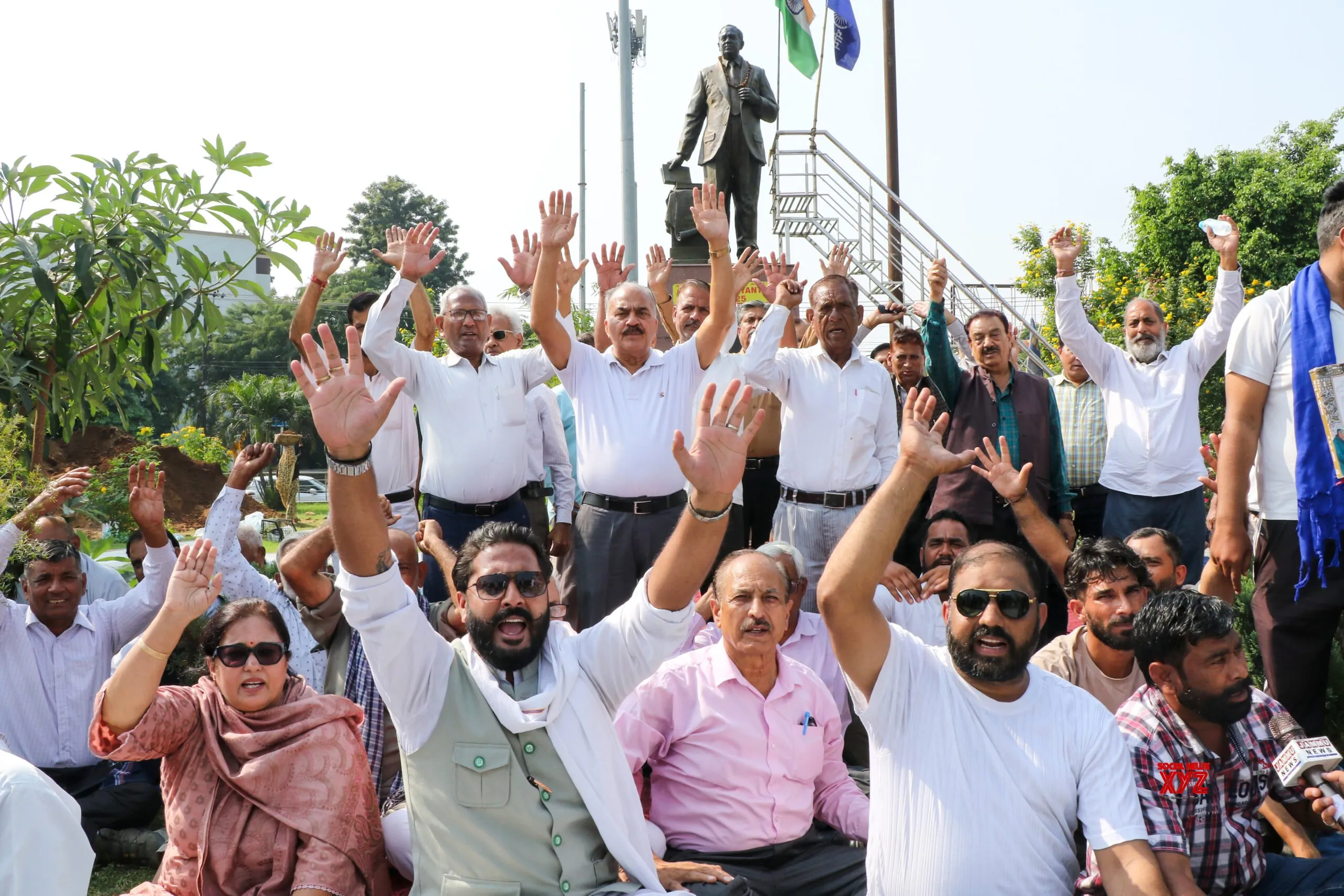 Jammu: Reserved Categories Committee Members Protest #Gallery