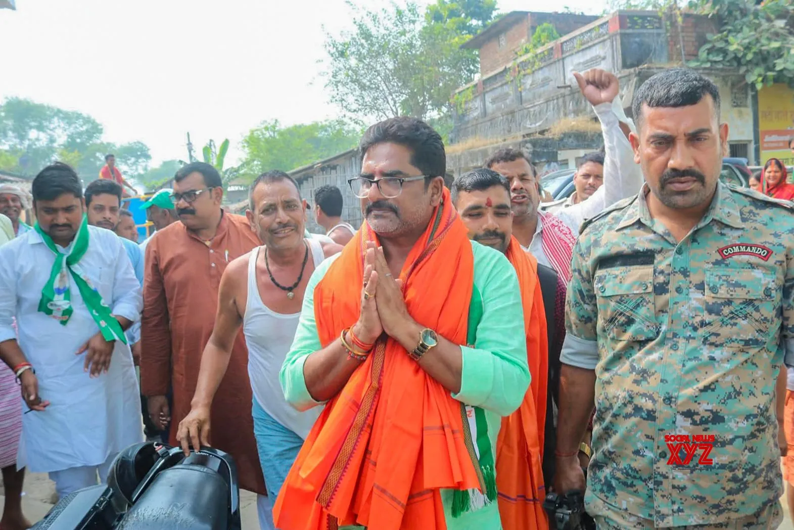 Begusarai: JDU Candidate Rajkumar Singh Campaigns #Gallery