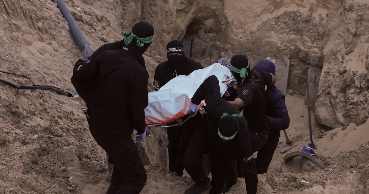 Slow release of hostage bodies threatens Gaza ceasefire and deepens families' heartbreak