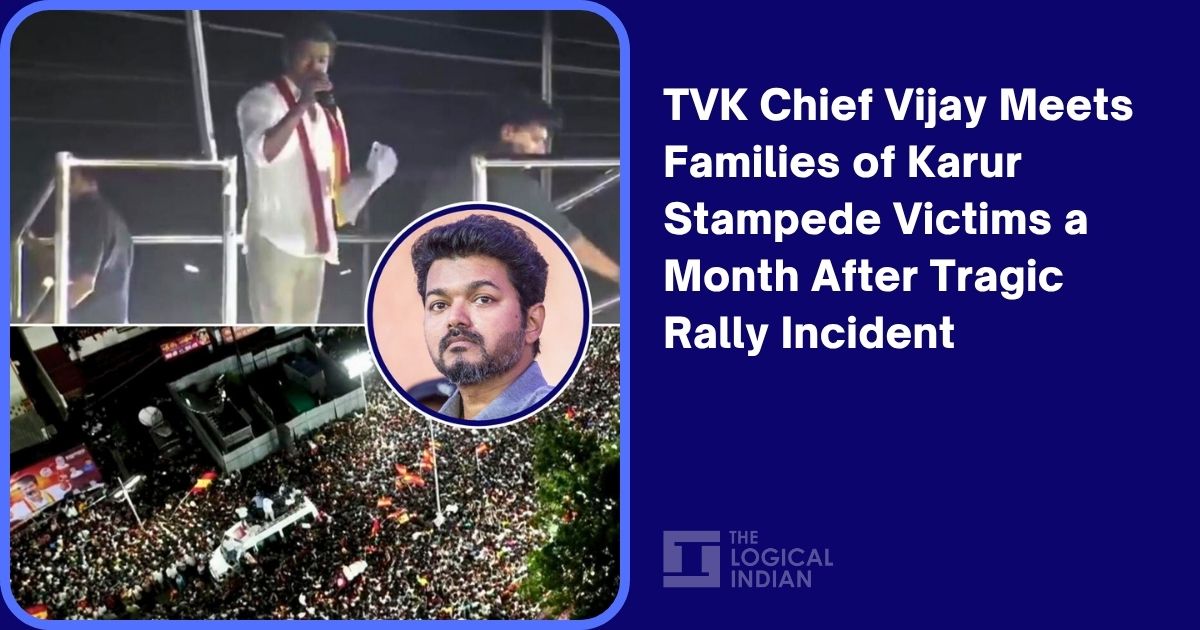 TVK Chief Vijay Meets Families of Karur Stampede Victims a Month After Tragic Rally Incident