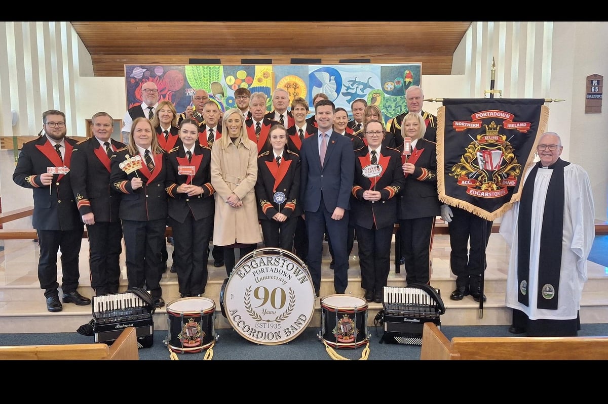 Portadown's Edgarstown Accordion Band honoured to be ambassadors for Northern Ireland at first ever Lady Mayor's Show in London