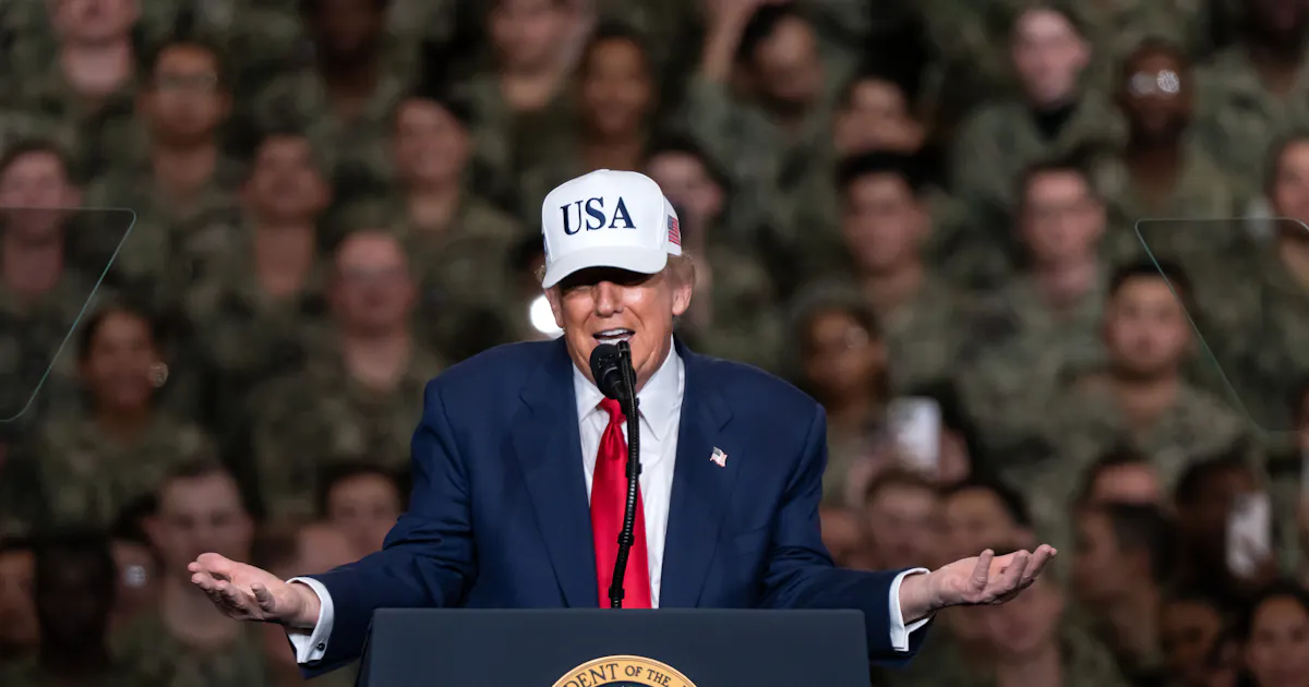 Trump Tells U.S. Troops He Hates Hot People—and Other Weird Stuff