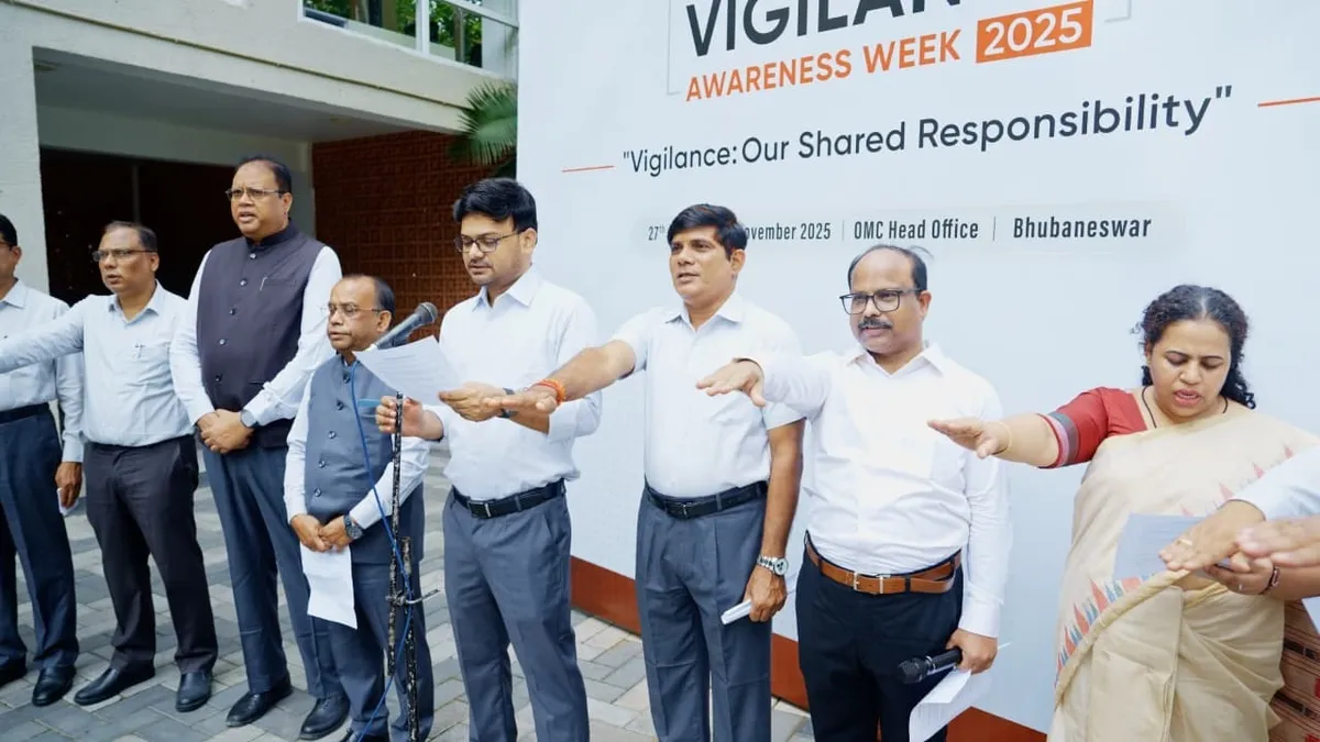 OMC observes ‘Vigilance Awareness Week’ with integrity pledge in Bhubaneswar