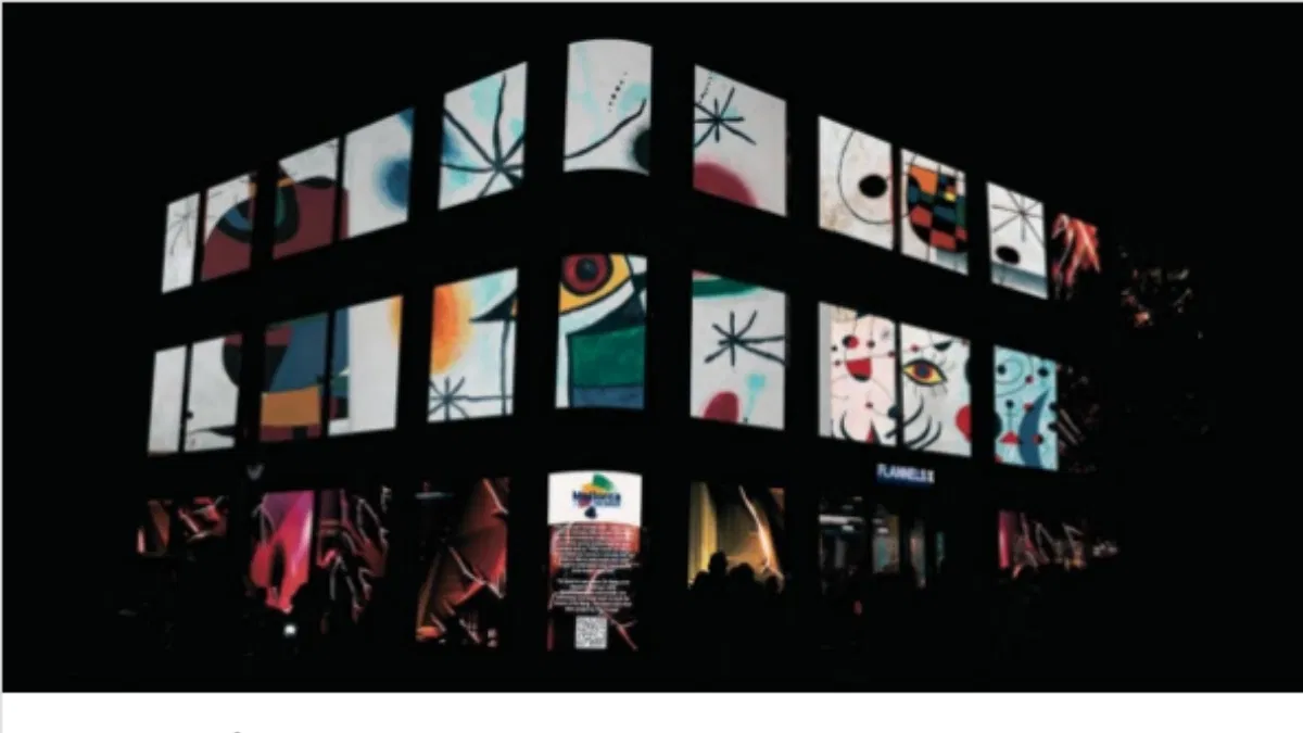 Mallorca lights up London’s Oxford Street paying homage to iconic artist Joan Miró