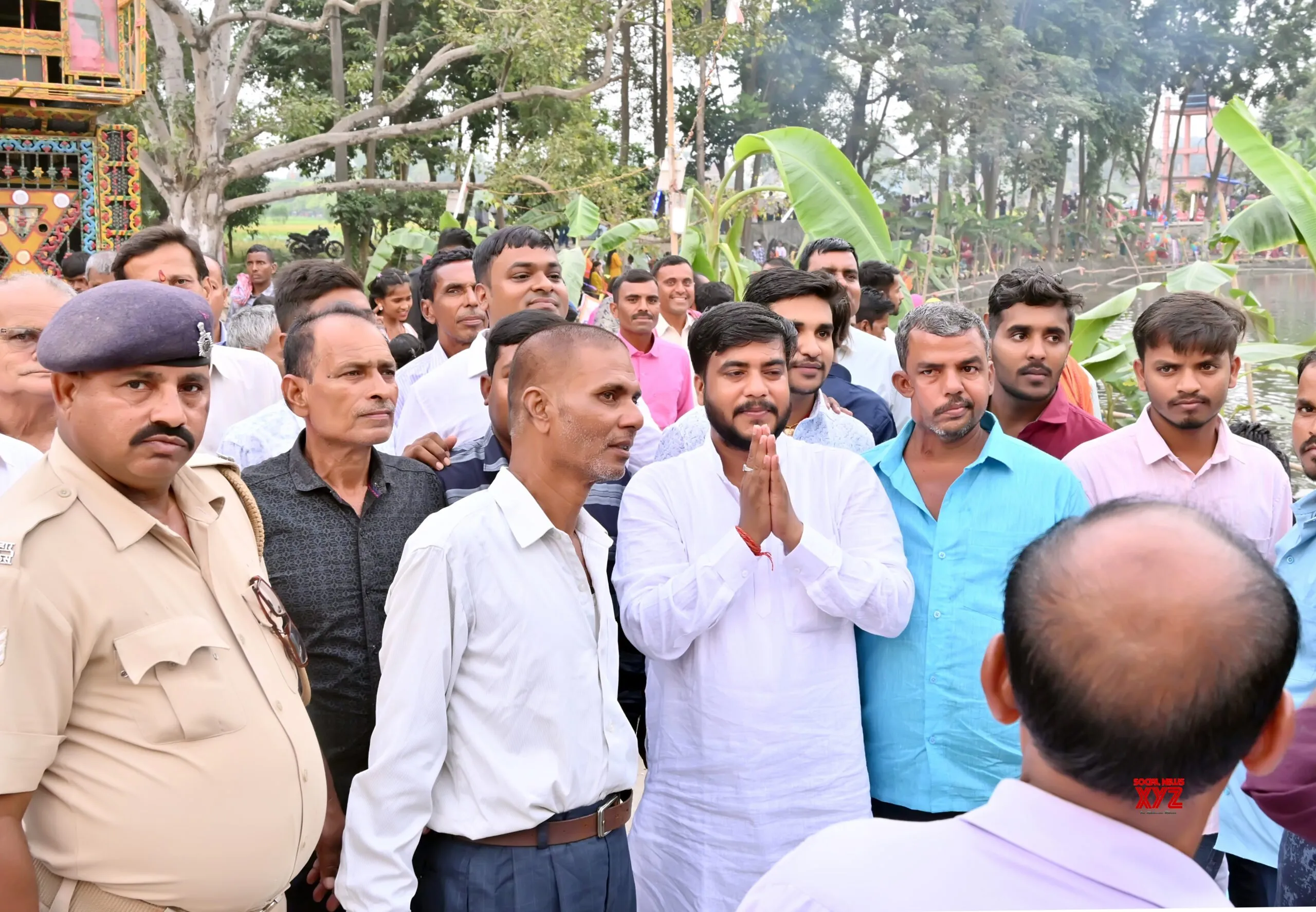 JDU Candidate Aditya Kumar Campaigns in Muzaffarpur #Gallery