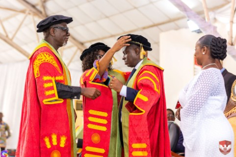Prof. Samuel Kwasi Dartey-Baah inducted into Office as Central University Vice-Chancellor