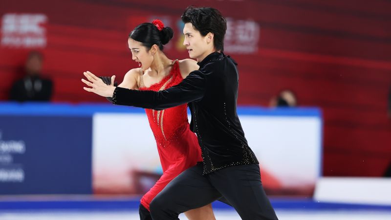 Skating governing body investigates ‘inappropriate’ toy missile displayed by Chinese athletes at competition