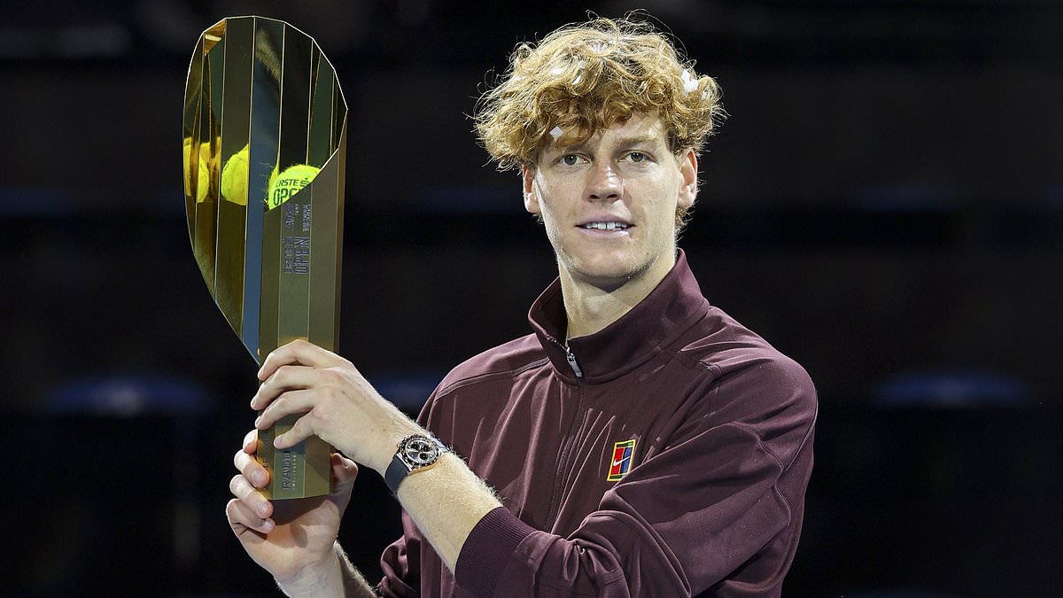 Jannik Sinner ends tennis's big 'love triangle' claim as he confirms romance with Michael Schumacher's son's model ex-girlfriend in public speech