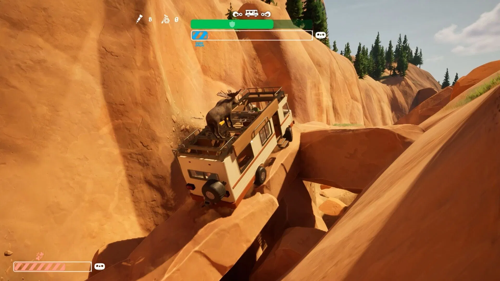 How to stop the vehicle in RV There Yet