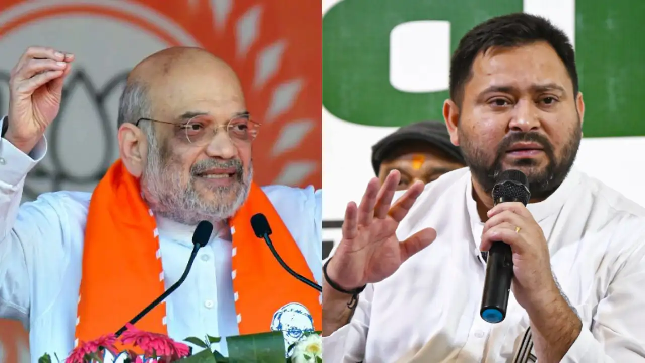 'Billi Haj Ko Chali': Amit Shah Fires Back At Tejashwi Yadav's Remarks On Crime In Bihar | WATCH