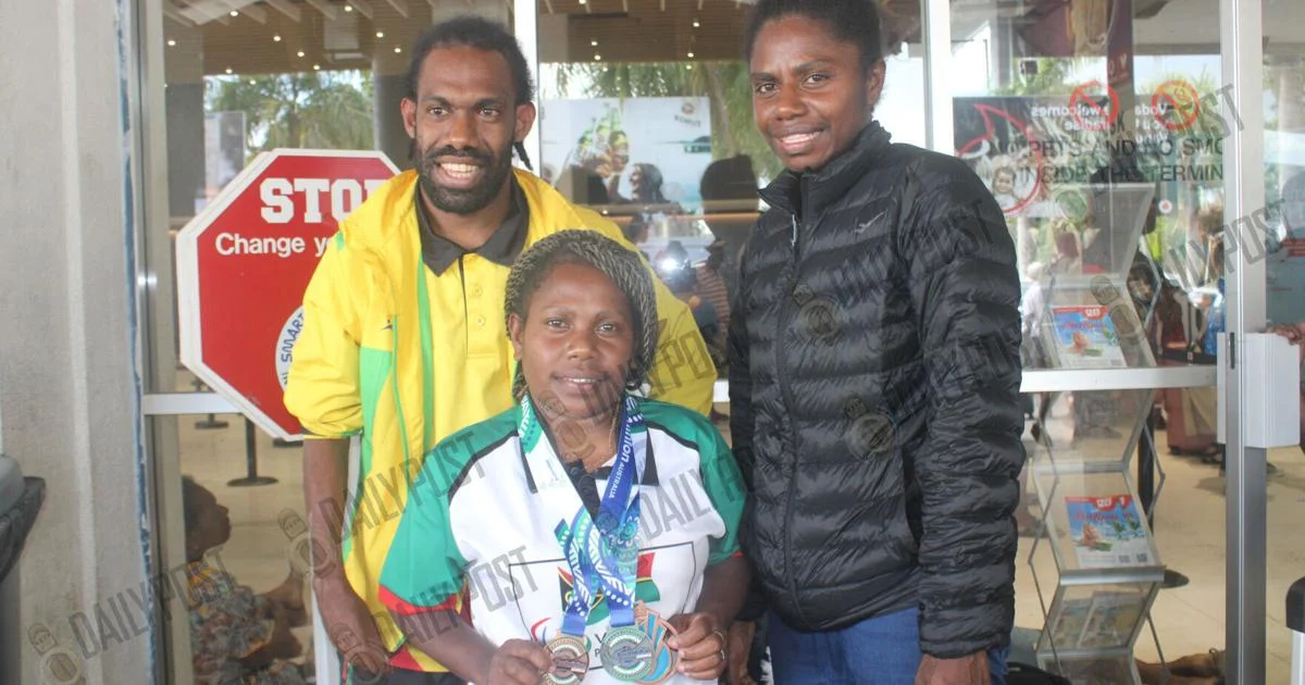 Molidu makes history with triple medal win