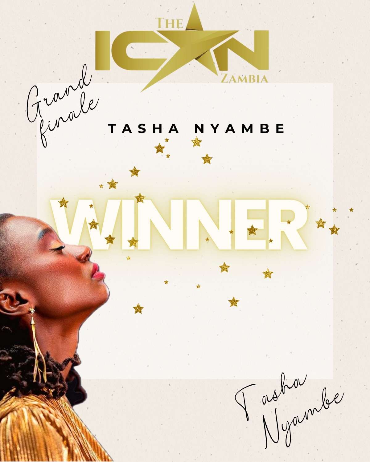 Tasha Nyambe Wins Big at The Icon Zambia 2025: Cash, Car, House & Paris Trip