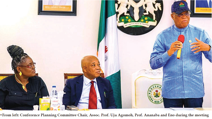 Eno pledges support for NBA-SPIDEL conference