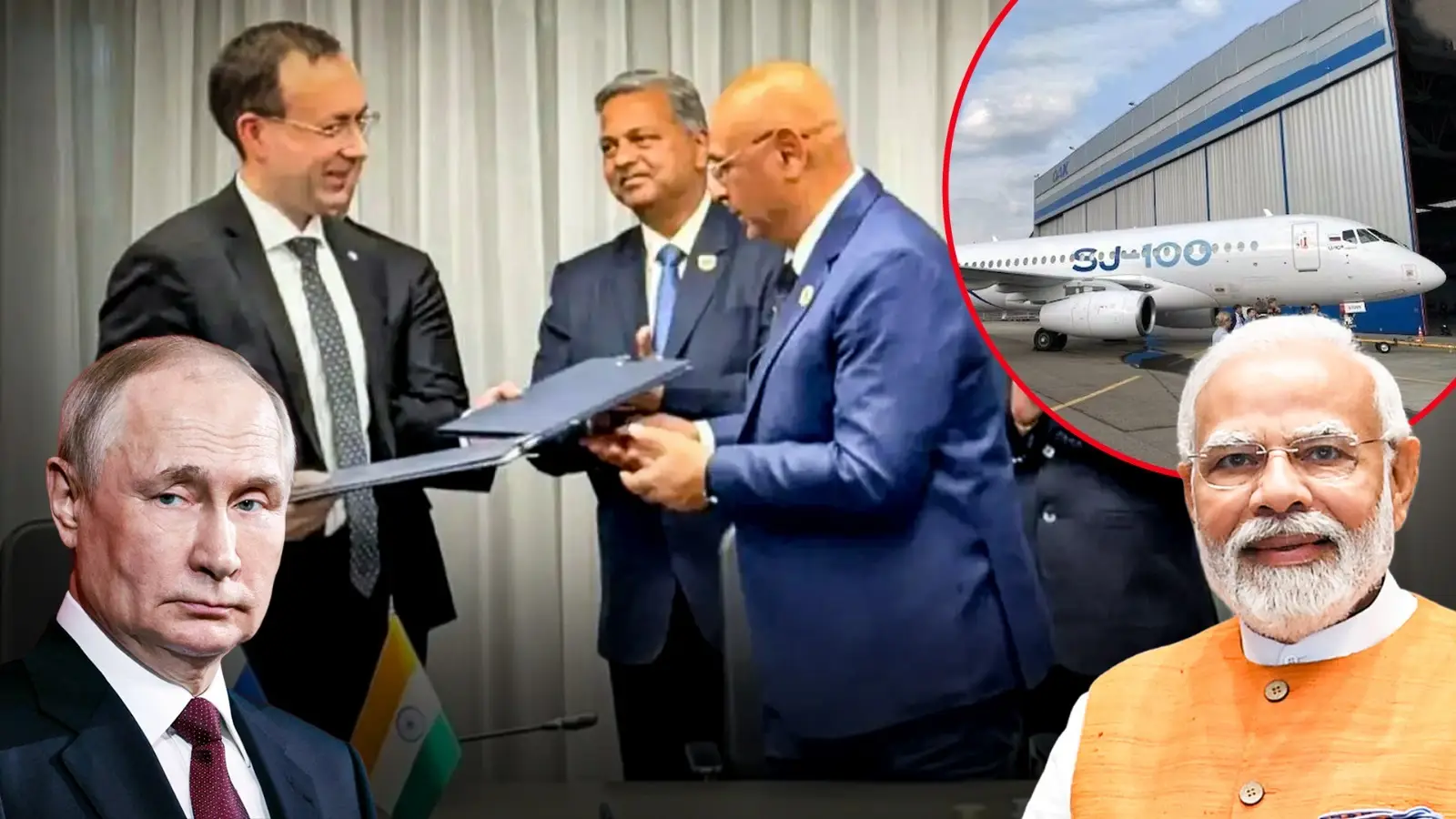 India-Russia Deal: HAL to Produce SJ-100 Passenger Jets