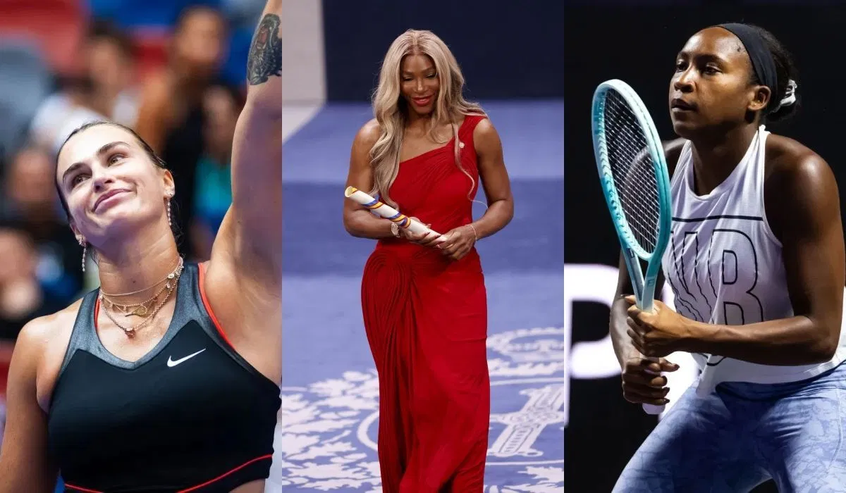 PICTURES: Aryna Sabalenka makes powerful statement echoing Serena Williams as she joins Coco Gauff & Amanda Anisimova in Riyadh for WTA Finals