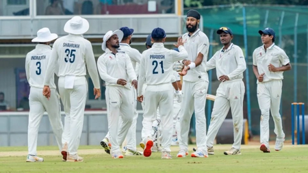 Ranji Trophy: Gurjapneet’s hat-trick, Pradosh’s double ton put Tamil Nadu in driver’s seat against Nagaland