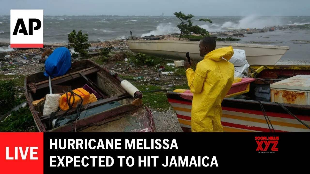 LIVE: View from Kingston as Hurricane Melissa is expected to hit Jamaica (Video)