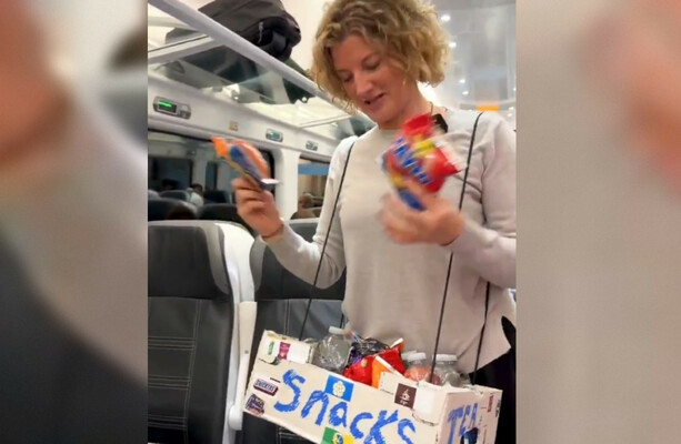 Senator brings her own ‘snack cart’ on Sligo train to highlight lack of Irish Rail catering