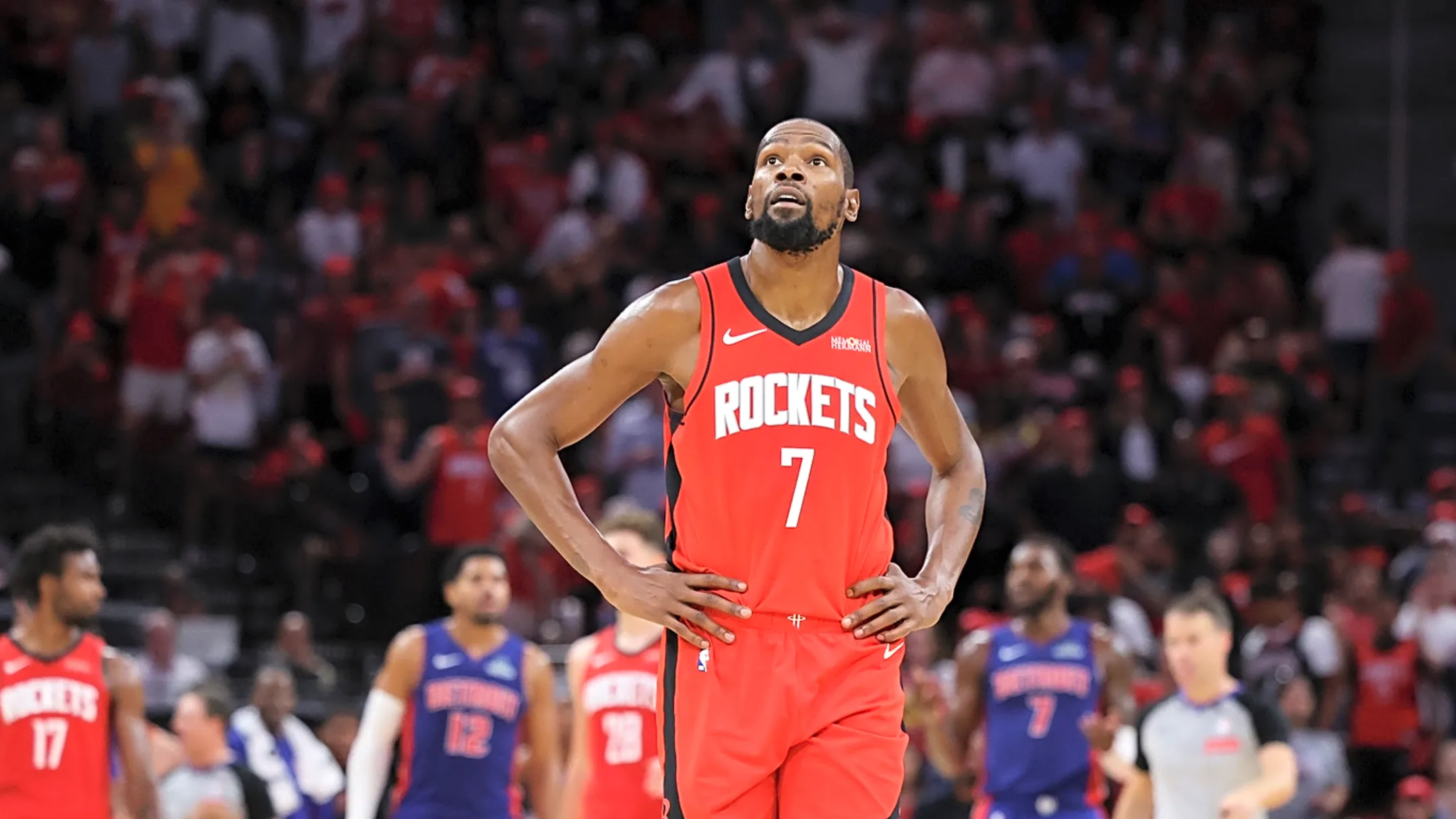 Kevin Durant says Rockets frustrated after 0–2 start, but sees fire as positive