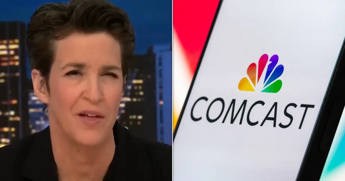 Rachel Maddow Calls Out MSNBC's Parent Company For Donating To Trump Ballroom