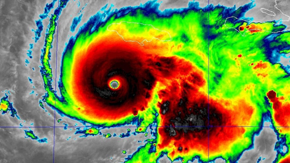 Tropical storm warning issued along US coast as Hurricane Melissa explodes into 'catastrophic' Category 5