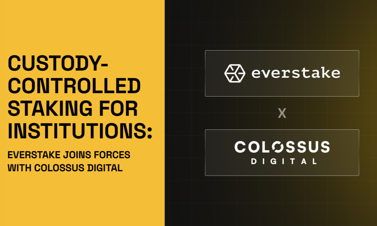 Everstake Partners with Colossus Digital to Deliver Custody-Controlled Staking for Institutions