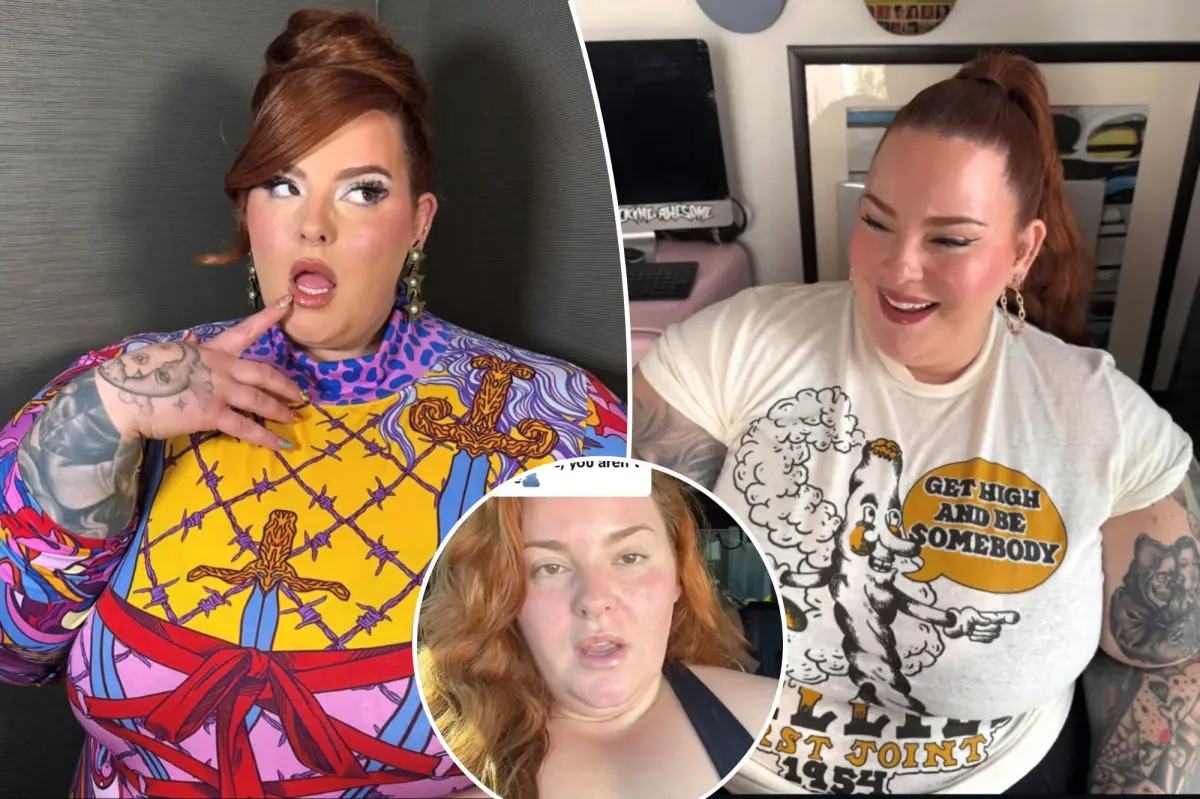 Plus size model Tess Holliday claims United Airlines flight attendant told her to lose weight