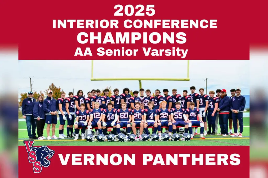 Panthers submerge Maroons in wet Battle of Vernon football showdown