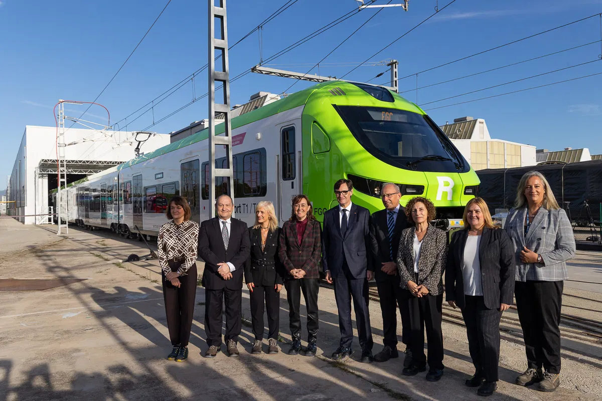 Alstom and FGC unveil first new express train linking Barcelona to El Prat Airport