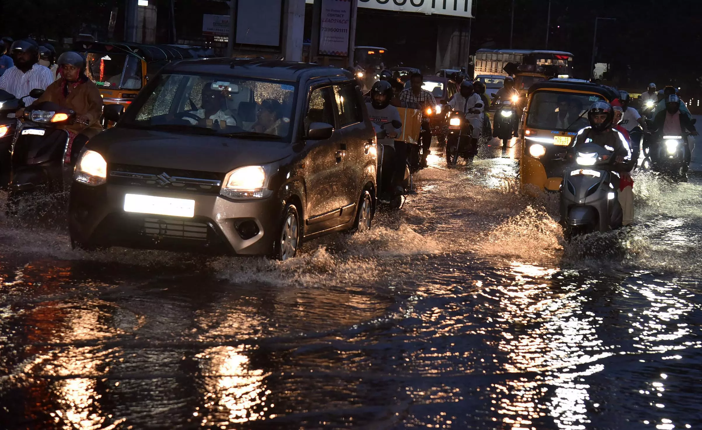 Cyclone-Induced Rains Hit Telangana