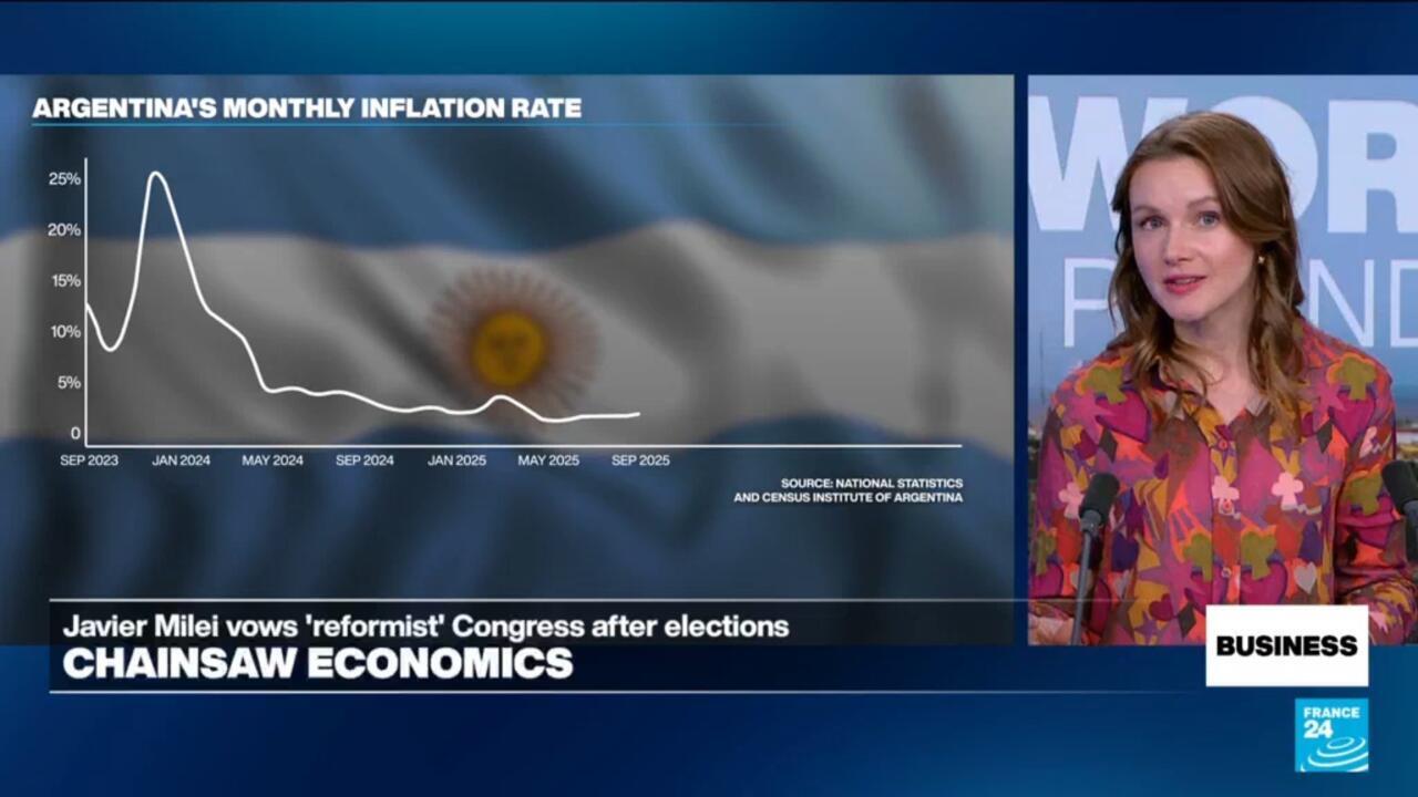 Argentina midterm elections seen as confidence vote for Milei's economic reforms