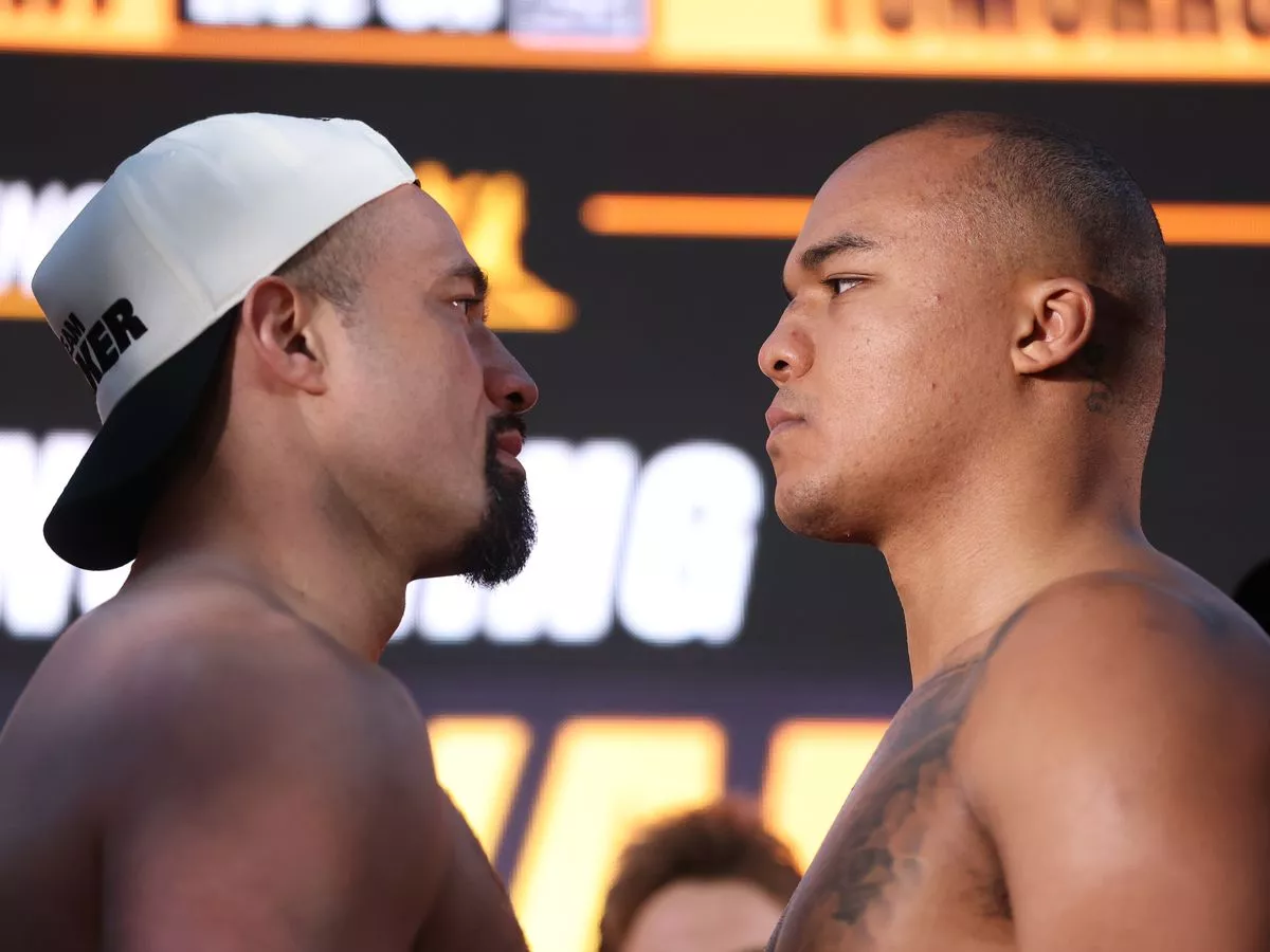 What time and TV channel is Joseph Parker vs Fabio Wardley on tonight?