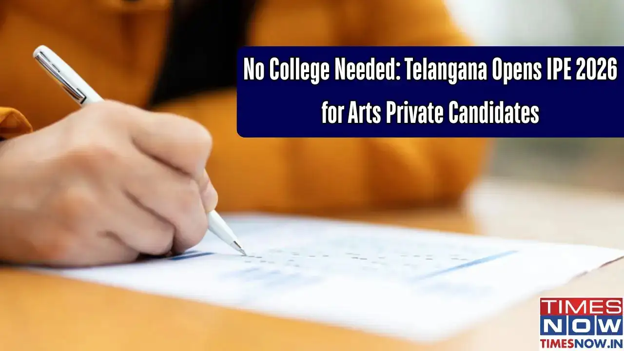 No College Needed: Telangana Opens IPE 2026 for Arts Private Candidates