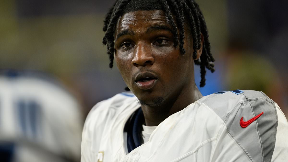 Titans' No 1 draft pick Cam Ward is caught on camera screaming at his head coach in furious sideline moment