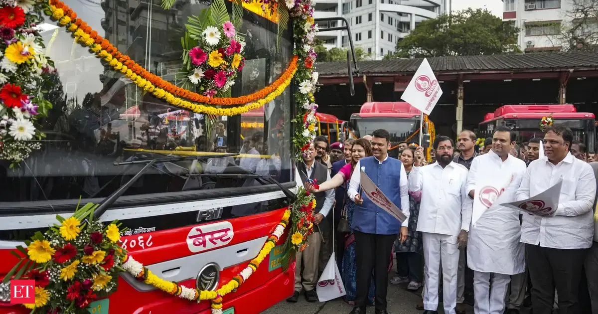 157 electric buses inducted into BEST fleet; Maharashtra CM says 5,000 such vehicles to be added in phases