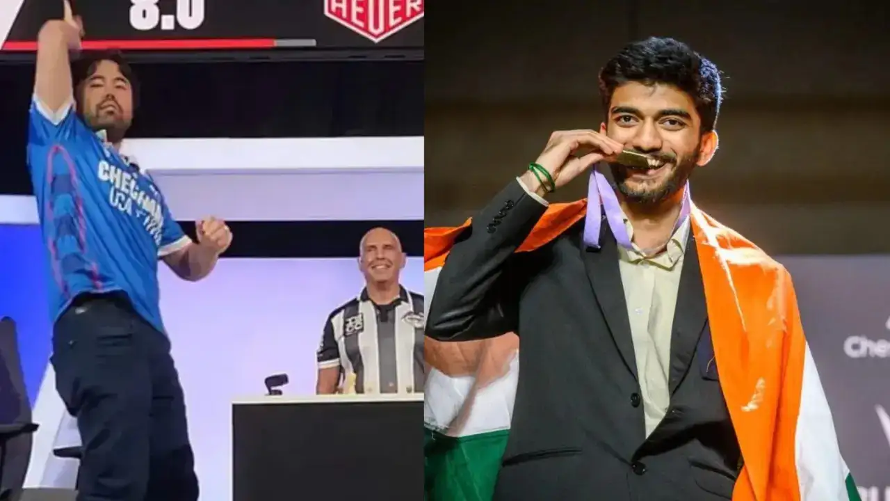 D Gukesh Takes Revenge On Hikaru Nakamura Days After World No.2's Insulting 'King Throwing' Gesture - WATCH